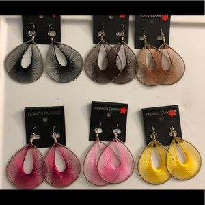 Earrings- 6 pair